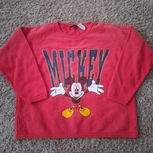 Vintage Disney Mickey Unlimited Crewneck Sweatshirt Large Mickey Mouse USA Made